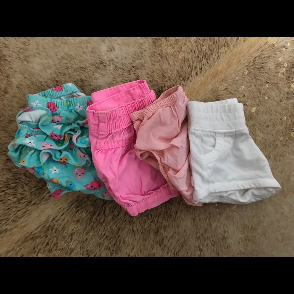 3/$30 3-6/6 Month Baby Shorts/Diaper Covers Bundle